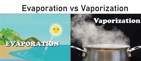 What Is Difference Between Evaporation And Vaporization