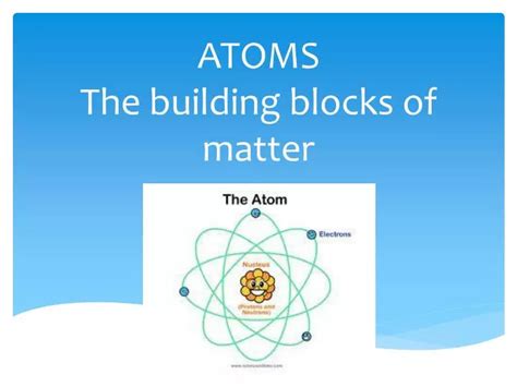 What Is The Building Block Of All Matter