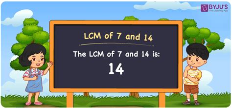 What Is The Lcm Of 7 And 14