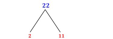 What Is The Prime Factorization Of 22