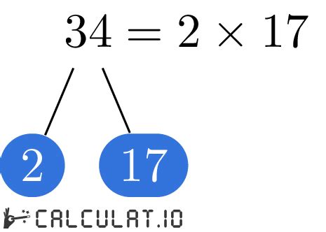 What Is The Prime Factorization Of 34