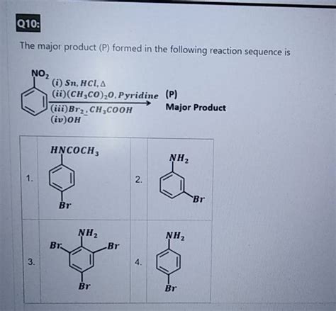 What Is The Product Of The Following Reaction