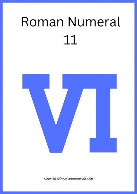 What Is The Roman Numeral For 11