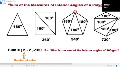 What Is The Sum Of Interior Angles Of A Rectangle