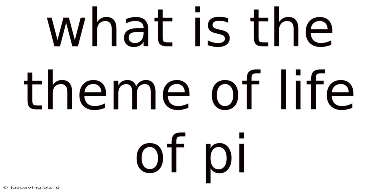 What Is The Theme Of Life Of Pi