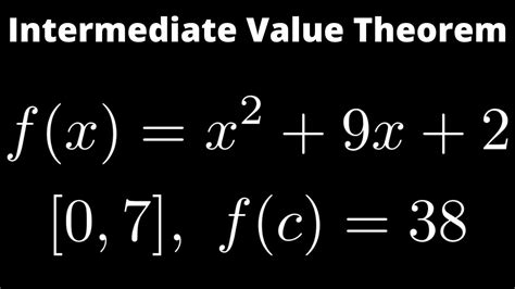 What Is The Value Of C