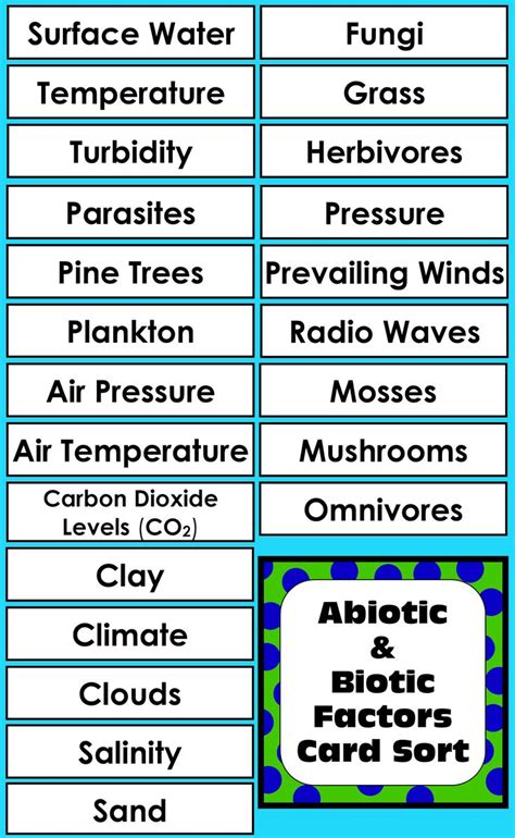 Which Of The Following Is Abiotic