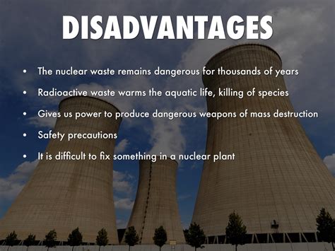 Which Of The Following Lists Disadvantages Of Nuclear Power