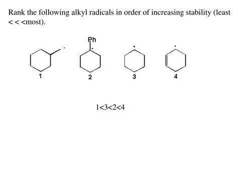 Which Of The Following Radicals Is The Most Stable