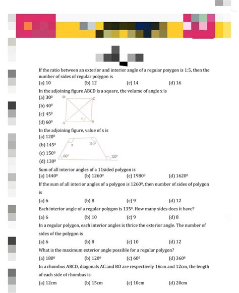 Which Polygon Has An Interior Angle Sum Of 1260